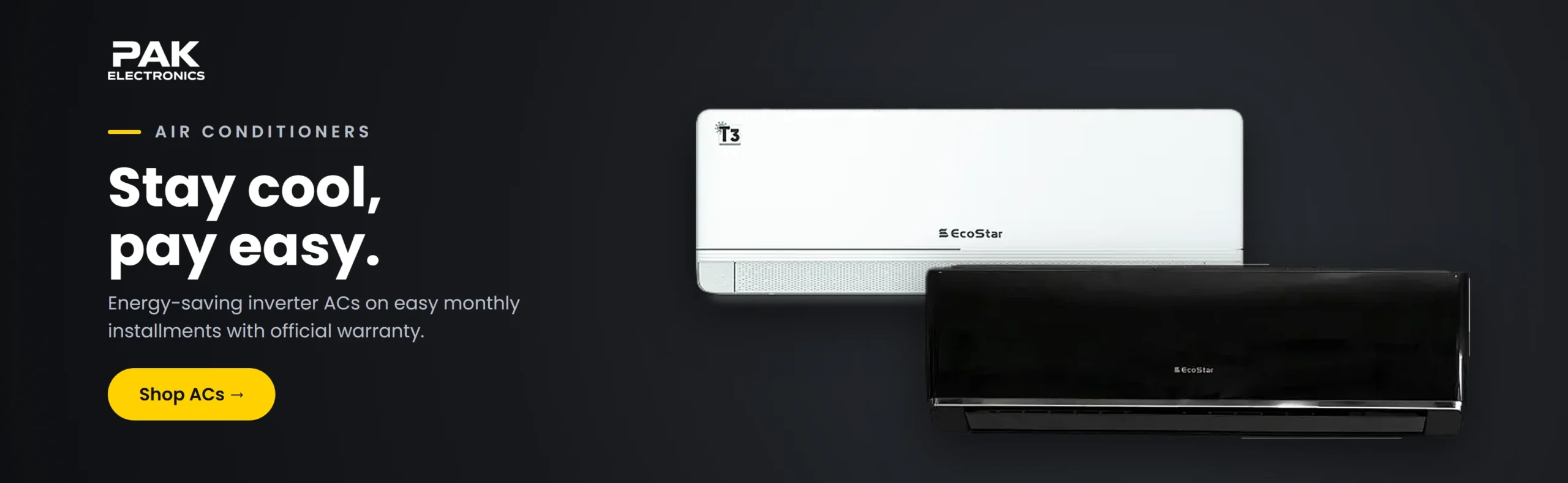 Air conditioners on easy installments