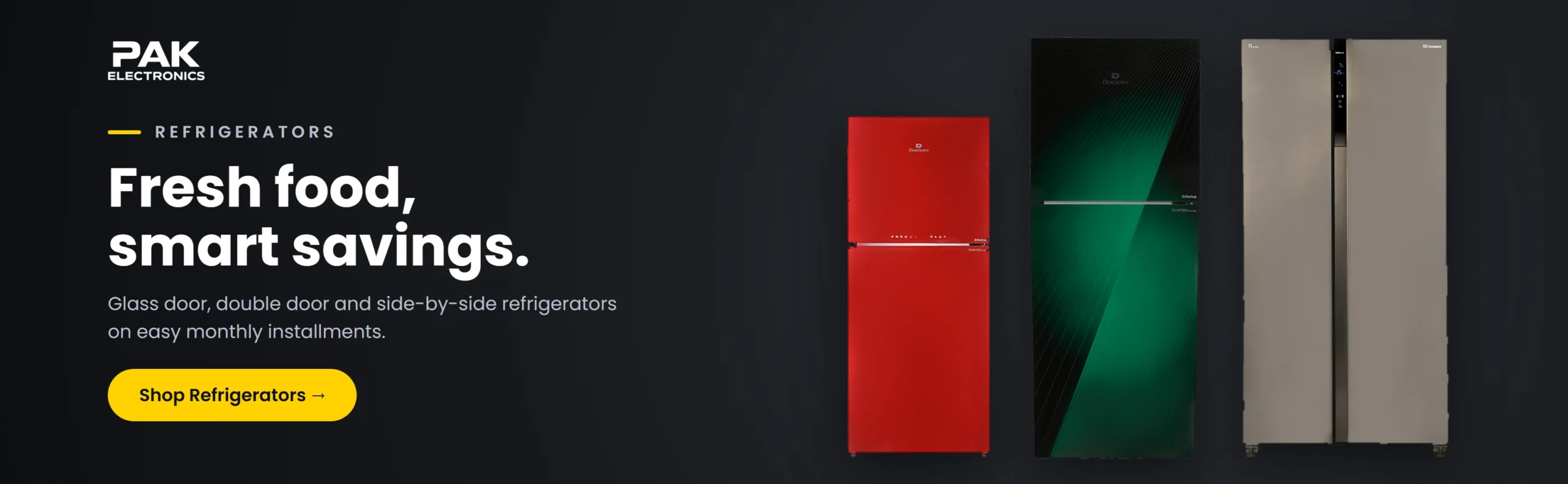 Refrigerators on easy installments